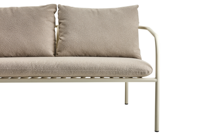 Brafab Bendt Soffa Teddy Beige/Pearl White