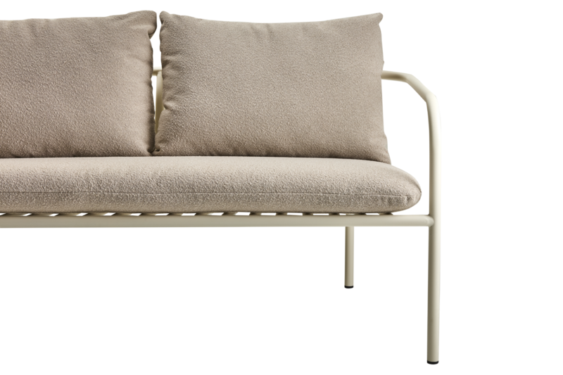 Brafab Bendt Soffa Teddy Beige/Pearl White