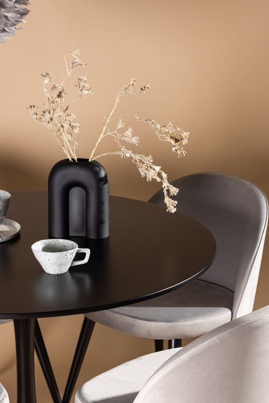 Venture Home Matgrupp Glade med 4st Matstolar Velvet