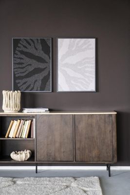Eleonora Sideboard Lio - 3 Dörrar, Brun
