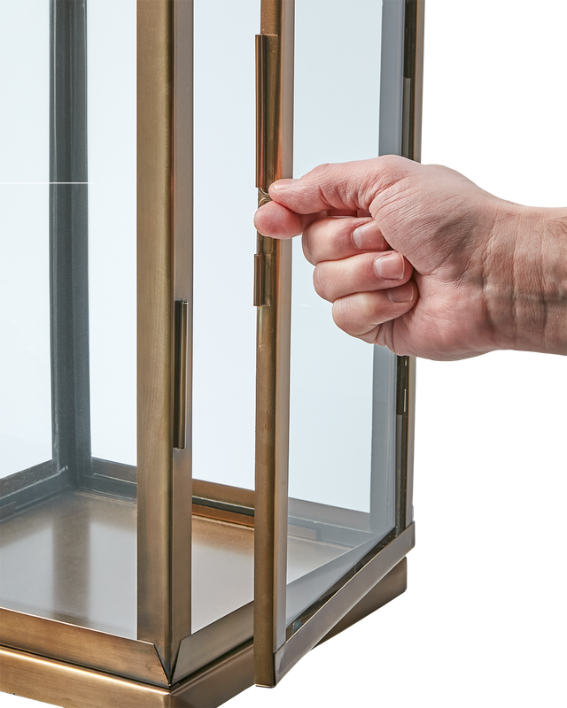 Affari of Sweden CLINTON Lykta L, Mässingsfärgad