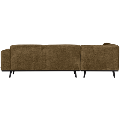 WOOOD Statement Hörnsoffa Vänster Sammet Mässing