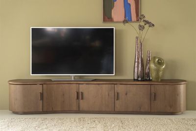 Eleonora TV-bänk Josh 240 cm - Brun