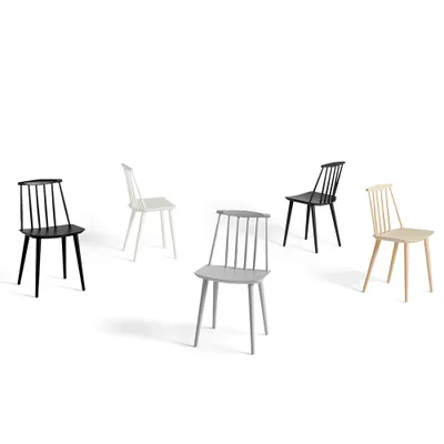 HAY J77 stol Black lacquered beech