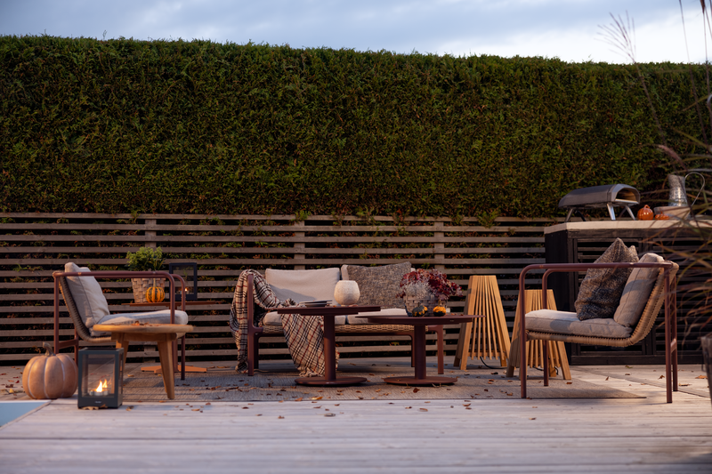 Brafab Motty 2-sits soffa Zin Red / Teddy Beige