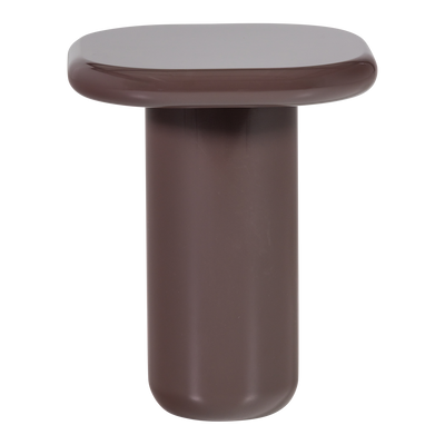 WOOOD Zava Sidobord Trä Högglans Mörkbrun [FSC]