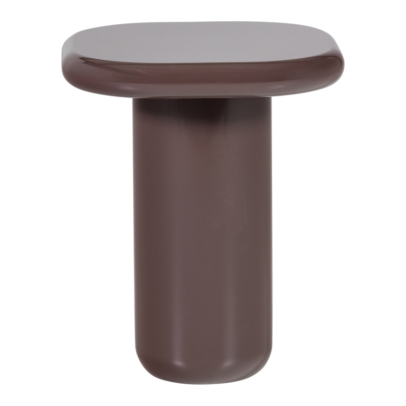 WOOOD Zava Sidobord Trä Högglans Mörkbrun [FSC]