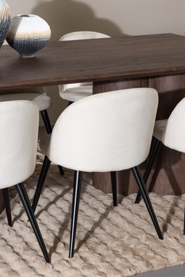 Venture Home Olivia Matbord med Velvet Matstol