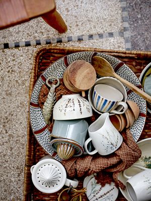 Bloomingville Bea Dinnerware Set, Natur, Stengods