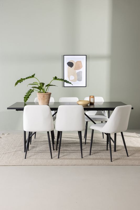 Venture Home Matgrupp Astrid med Stolarna Night