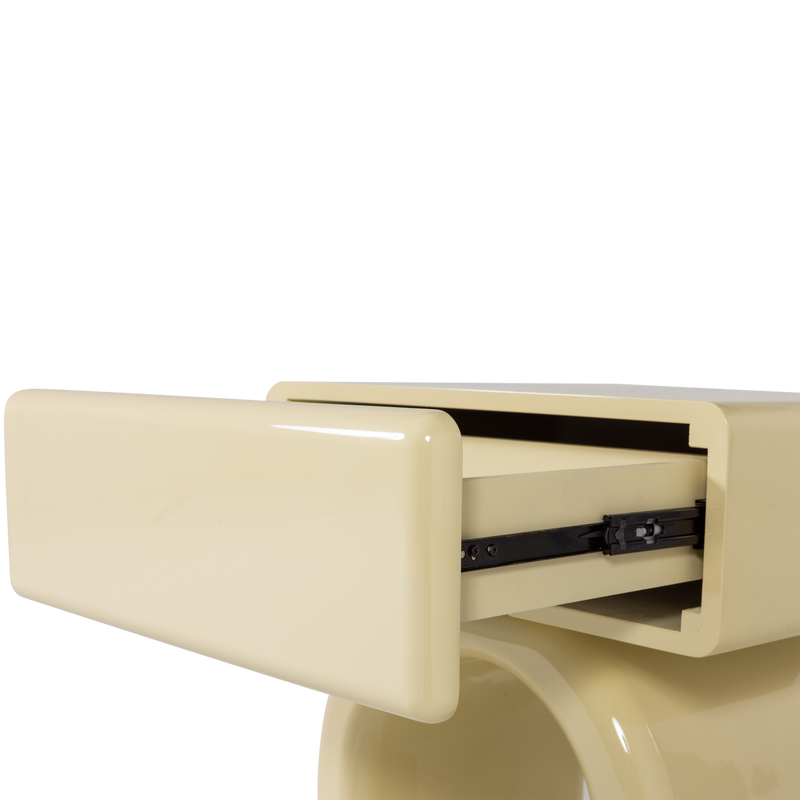 WOOOD Zorel Sängbord i Högglans Mjukrosa