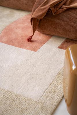 By Boo Kazi Matta 190x290 cm - Terracotta