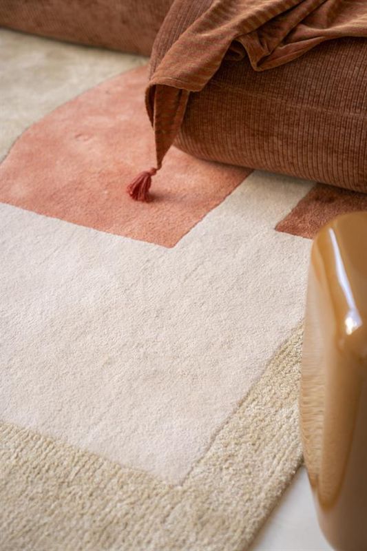 By Boo Kazi Matta 190x290 cm - Terracotta