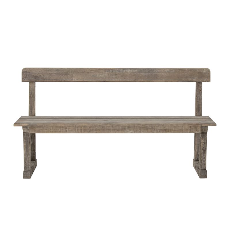 Bloomingville Portland bänk, natur, återvunnet furuträ