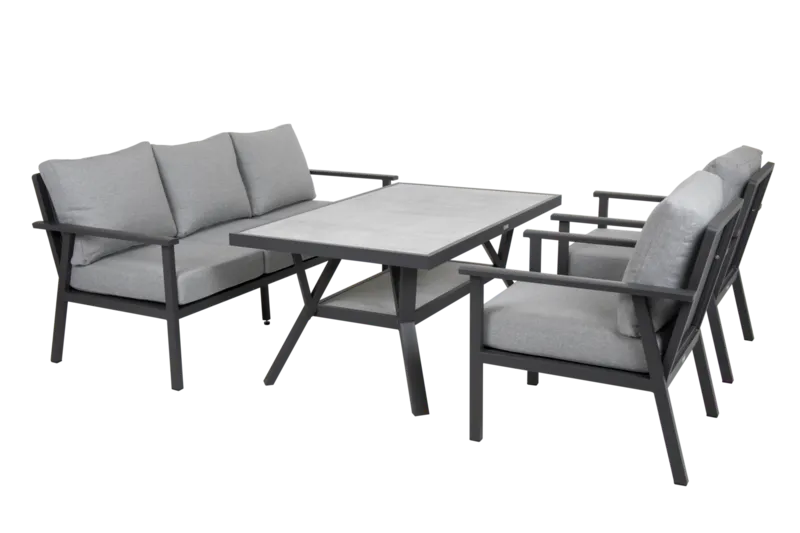 Brafab Samvaro 3-sits soffa antracit / grå