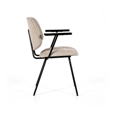 Eleonora Stol Lynn med Armstöd - Beige Fletcher