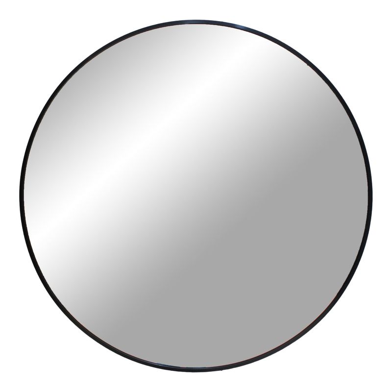 House Nordic Madrid Rund Spegel Svart 80 cm