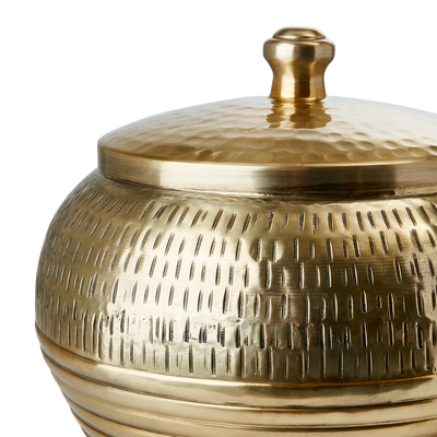 Affari of Sweden ELDORADO Urna med lock, Mässingsfärgad