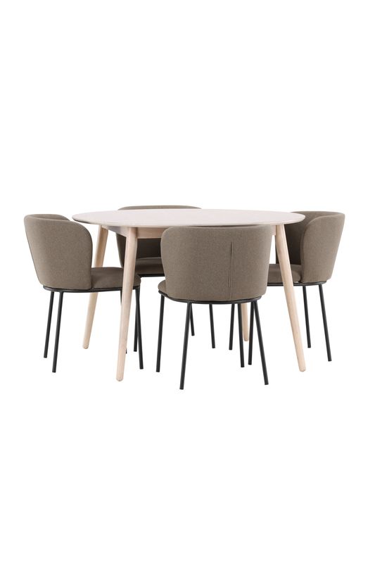 Venture Home Matbord Flora med Edina Stol