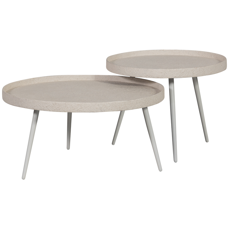 WOOOD Bounds Sidobord L Trä/Metall Natur 2 st