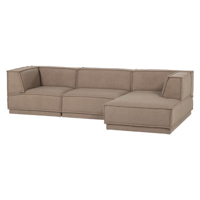 WOOOD Manu Schäslongsoffa Höger Teddy Mullvad [FSC]