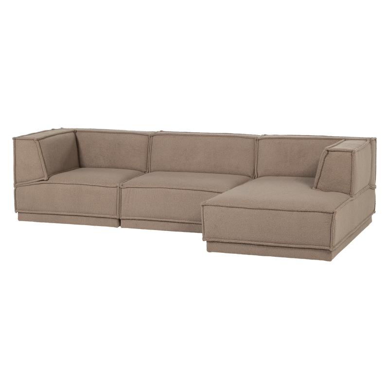 WOOOD Manu Schäslongsoffa Höger Teddy Mullvad [FSC]