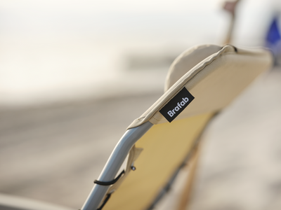Brafab Ulrika Strandstol Silver/Sand