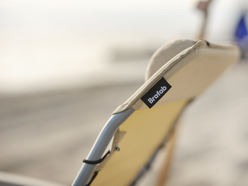 Brafab Ulrika Strandstol Silver/Sand