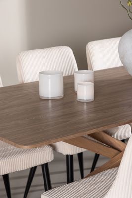 Venture Home Piazza Matbord och Leone Matstol