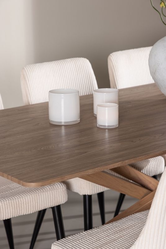 Venture Home Piazza Matbord och Leone Matstol