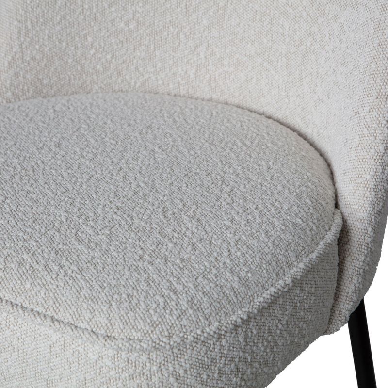 WOOOD Vogue Matstol Boucle Natural 2 st