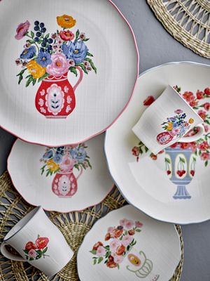Bloomingville Dorothy Mugg, Rose, Stengods - 6-pack