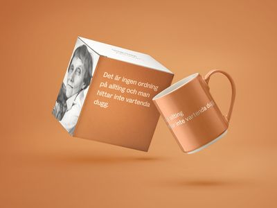 Design House Stockholm Astrid Lindgren mugg orange Nr. 16