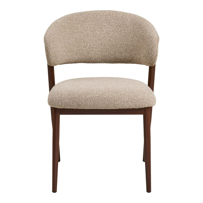 House Nordic Cavi Matstol Sand / Valnöt 2-pack