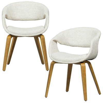 WOOOD Yossi Matstol i Naturligt Trä 2 st