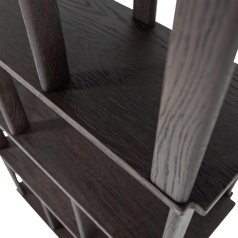 WOOOD Riss Bokhylla Ek Mystic Brun 186x90 cm