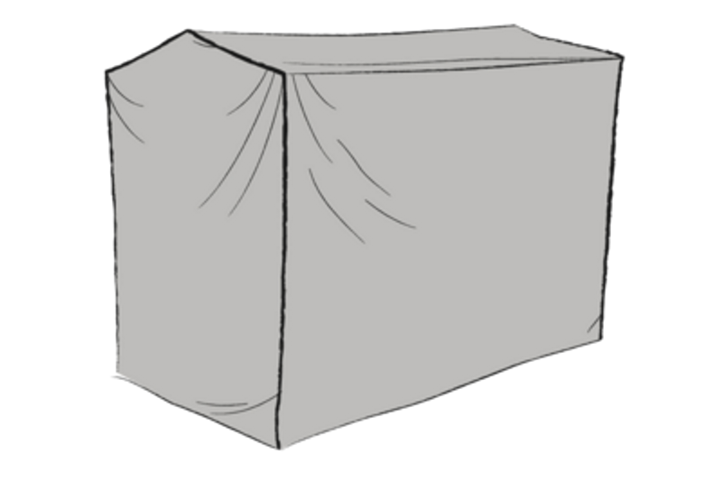 Brafab Möbelskydd för Hammock 130x205 cm Grå