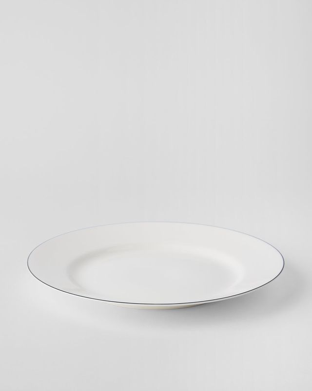 Gustavsberg NATUR Snövit, Tallrik 28 cm m bräm