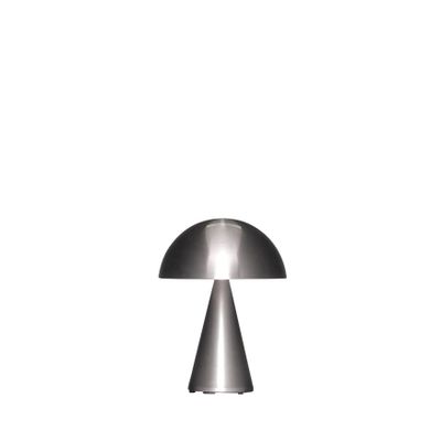 Hübsch Mush Portabel Lampa Nickel