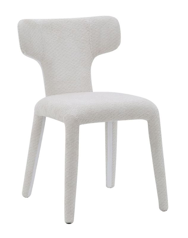 Homerebels Japandi Matstol Vit – Helklädd & minimalistisk design