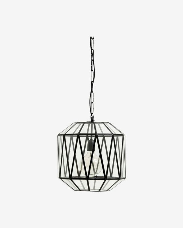 Nordal ATE hänglampa - glastrianglar