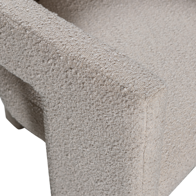 WOOOD Tiwa Fåtölj Bouclé Beige