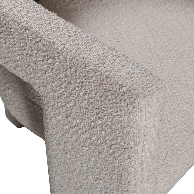 WOOOD Tiwa Fåtölj Bouclé Beige