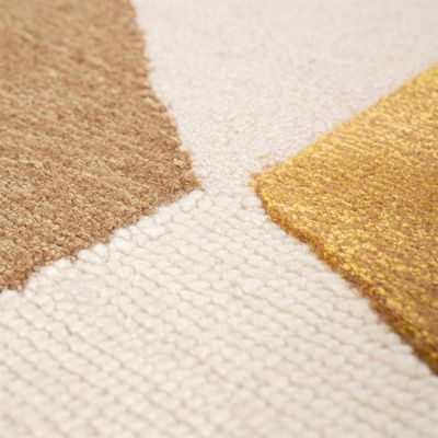 By Boo Kazi Matta 190x290 cm - Mustard Gul