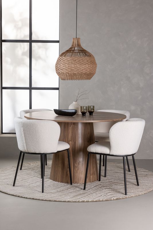 Venture Home Matgrupp Lanzo med Stolar Edina