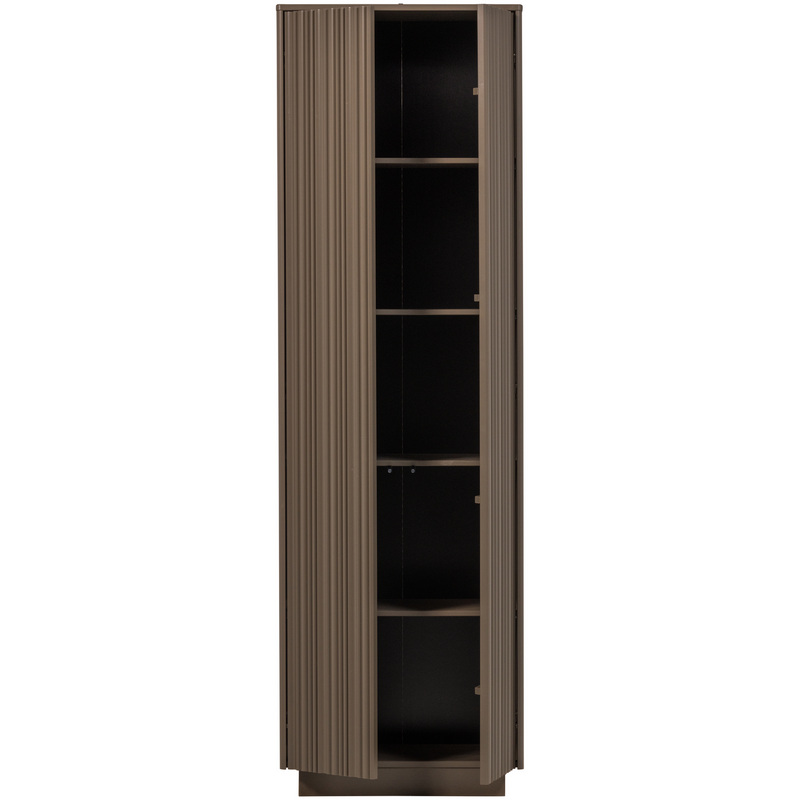 WOOOD Nova Hög Förvaringsskåp i Furu Truffle