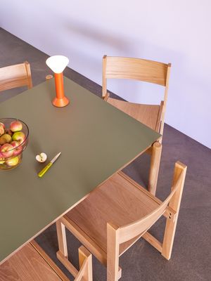 Hübsch Forma Matstol Natur 50x50xh80cm