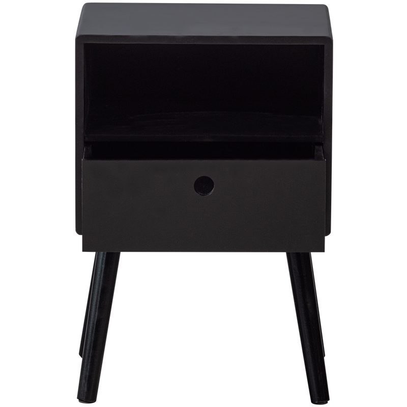 WOOOD Ozzy Sängbord MDF Svart