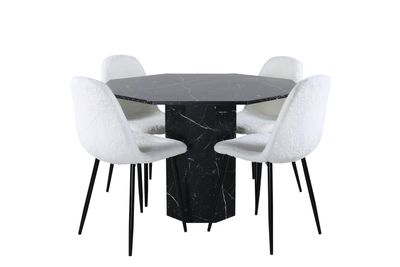 Venture Home Matgrupp Marbs med stolarna Polar