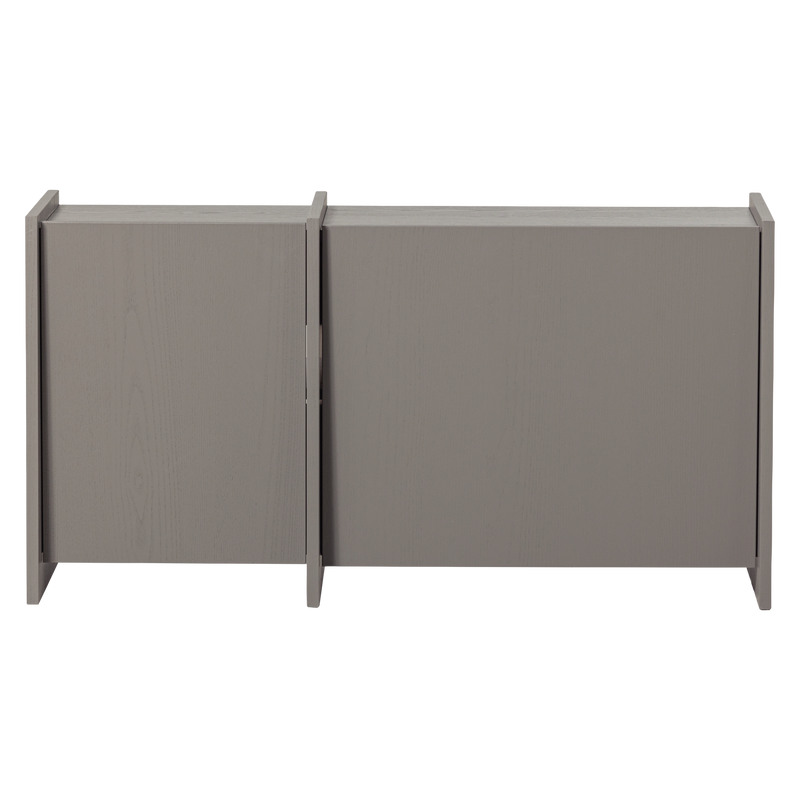 WOOOD BROCK TV-bänk 102 cm Askfanér Varmgrå